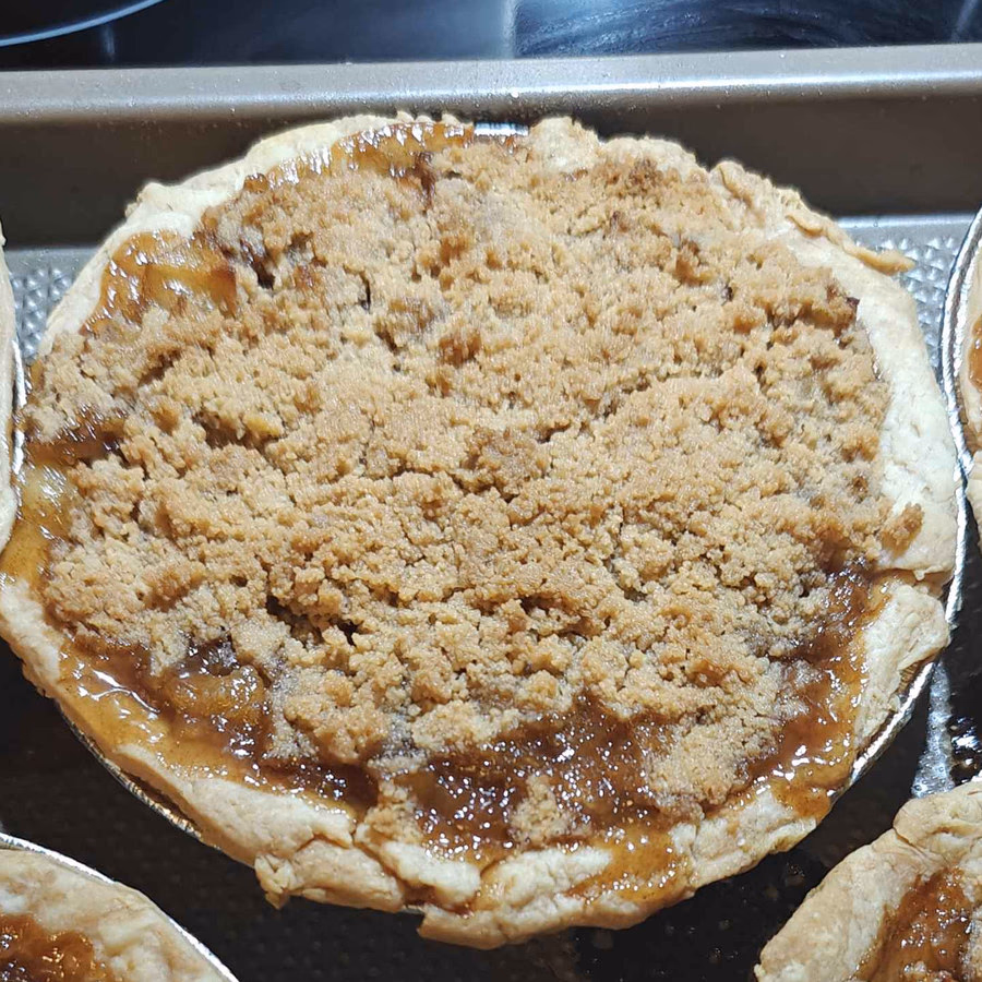 Apple Crumble Pie from Papa Sweets NC